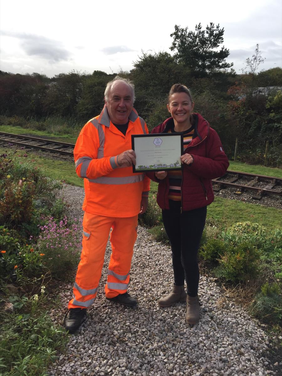 PWRS Jameson Road Britain in Bloom Certificate Handover.