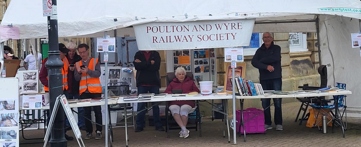 The team manning our stall at Tram Sunday.