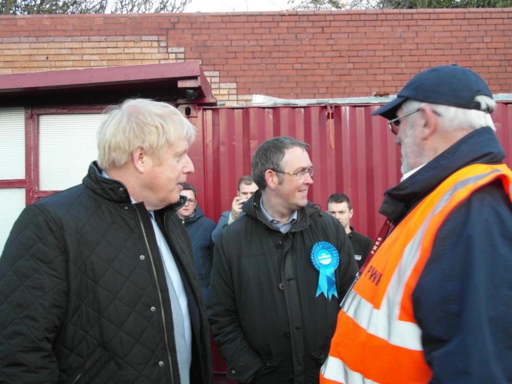 Local MP Paul Maynard also attended with his proposals for a Fylde wide tram network.