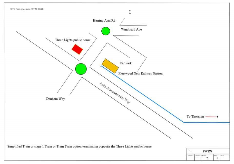 Simplified Train or Stage 1 Train or Tram Train Option