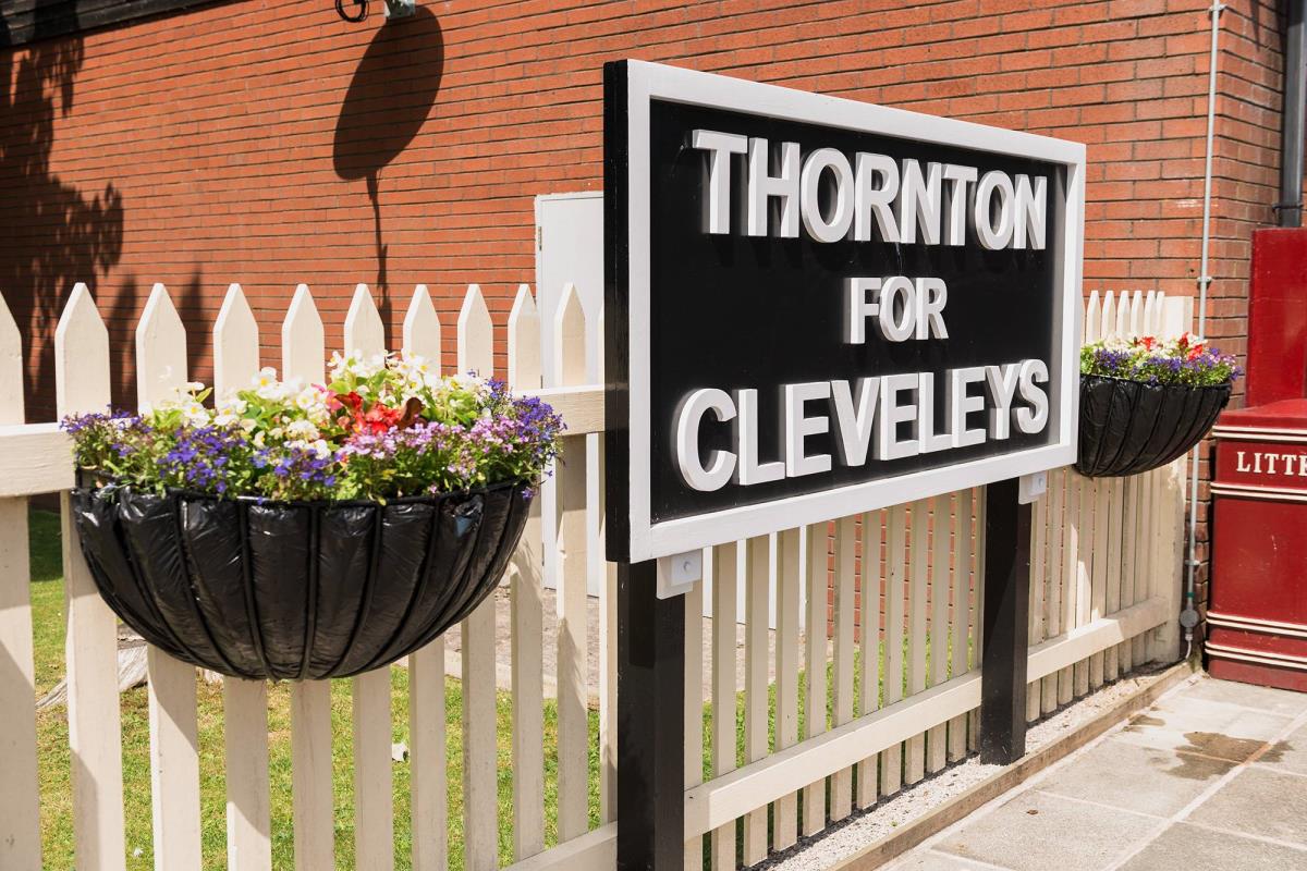 Baskets at Thornton Station.