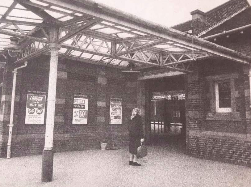 Entrance to Thornton Cleveleys station. © Copyright, Ralph Smedley